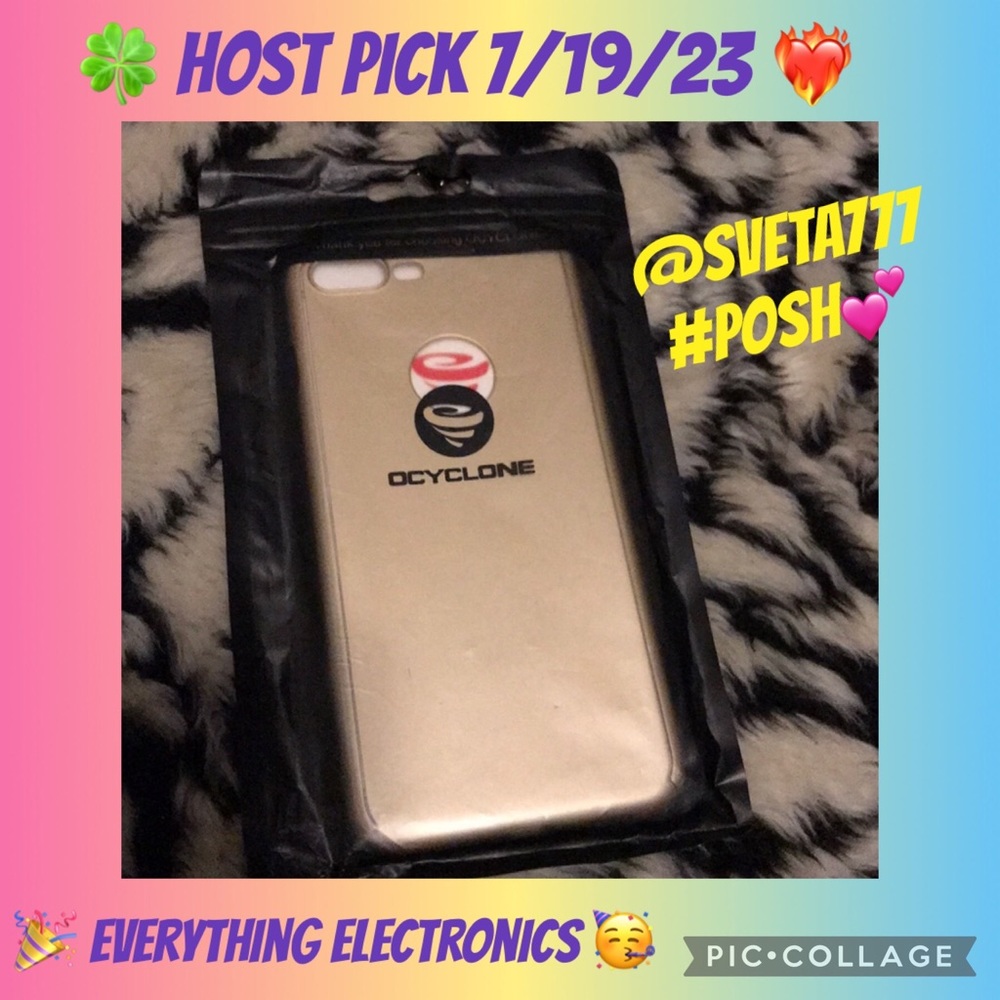 OCYCLONE  gold iPhone 7 Plus case New